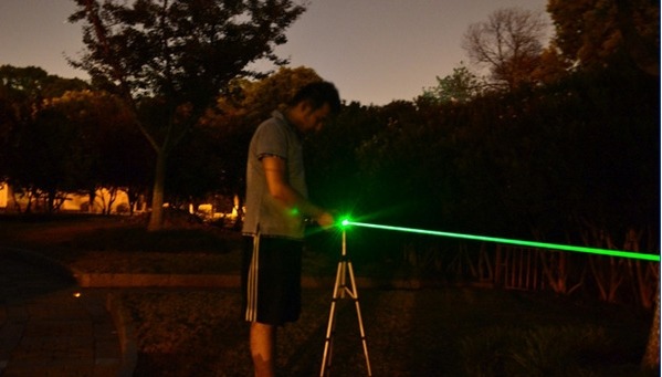 Laserstrahl Grün