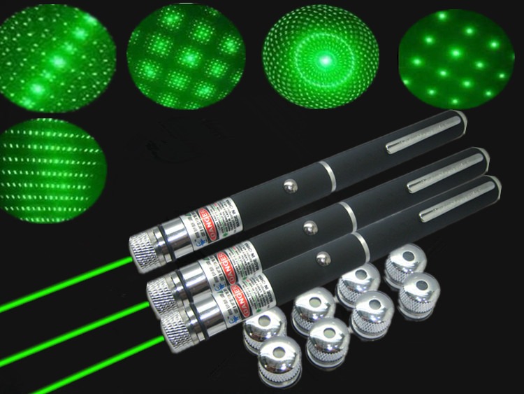 Lasereffekte Grün