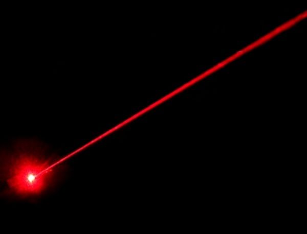 Laserstrahl roter Laserpointer